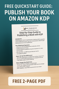 Free Quickstart Guide: Publish Your Book on Amazon KDP